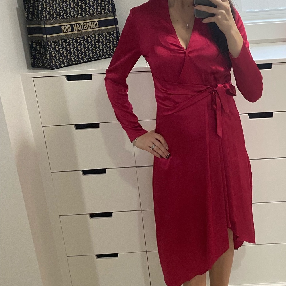 Equipment Adisa Asymmetrical Wrap Dress - Picture 7 of 10